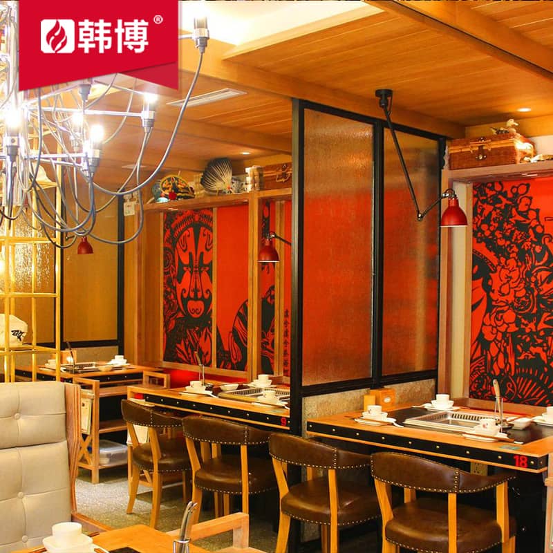 混合臺面無煙火鍋桌