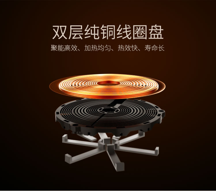 小火鍋電磁爐800w單人小型電磁爐圓形九五工匠廠家直銷(圖7)