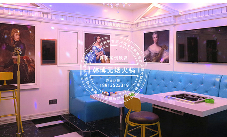 韓式大理石無煙火鍋桌(圖5)