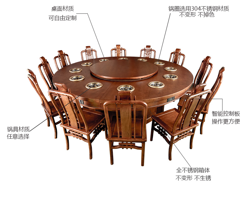 一人一鍋無煙火鍋?zhàn)罒o煙火鍋設(shè)備(圖1)